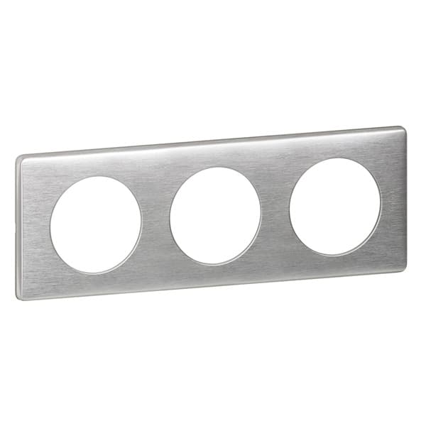 Legrand DIY Celiane Алюминий Рамка 3 поста 696963 — миниатюра 3