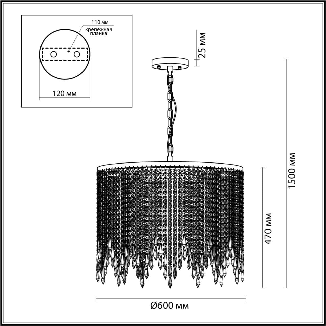 Odeon Light 5028/9 MODERN ODL23 429 золотой/прозрачный металл/хрусталь Люстра E14 9*40W CHOKKA — миниатюра 2