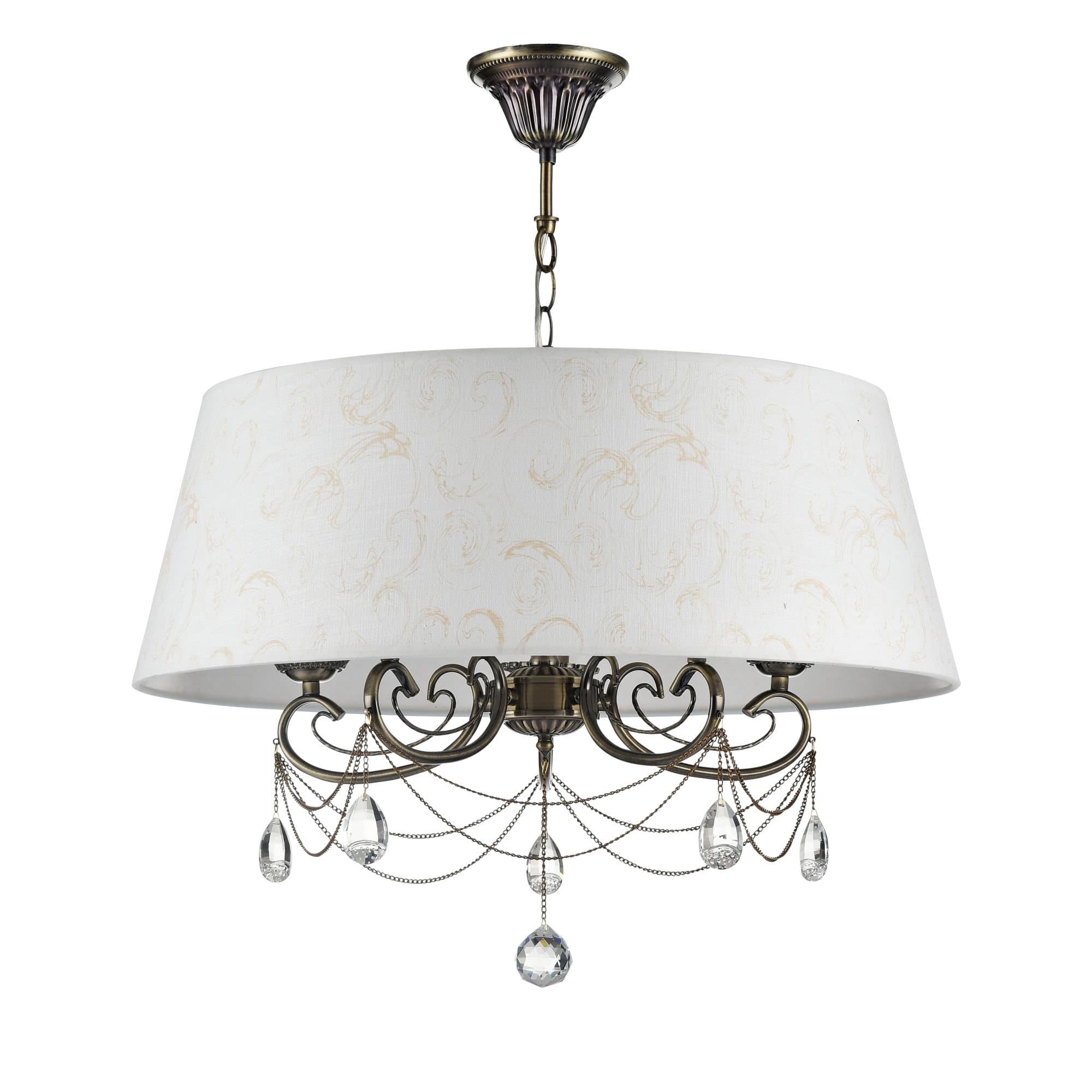 Freya Classic Brossard Бронза Люстра E14 40W FR2904-PL-05C-BZ — миниатюра 3