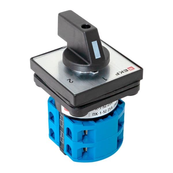 EKF Переключатель кулачковый ПК-1-52 25А 2P «1-2» IP65 — миниатюра 7
