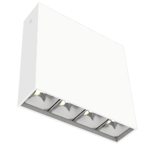 Varton Светодиодный светильник DL-Box Reflect Multi 1x4 накладной 10 Вт 3000 К 150х40х150 мм RAL9003 белый муар 24° V1-R0-00253-20L20-2001030