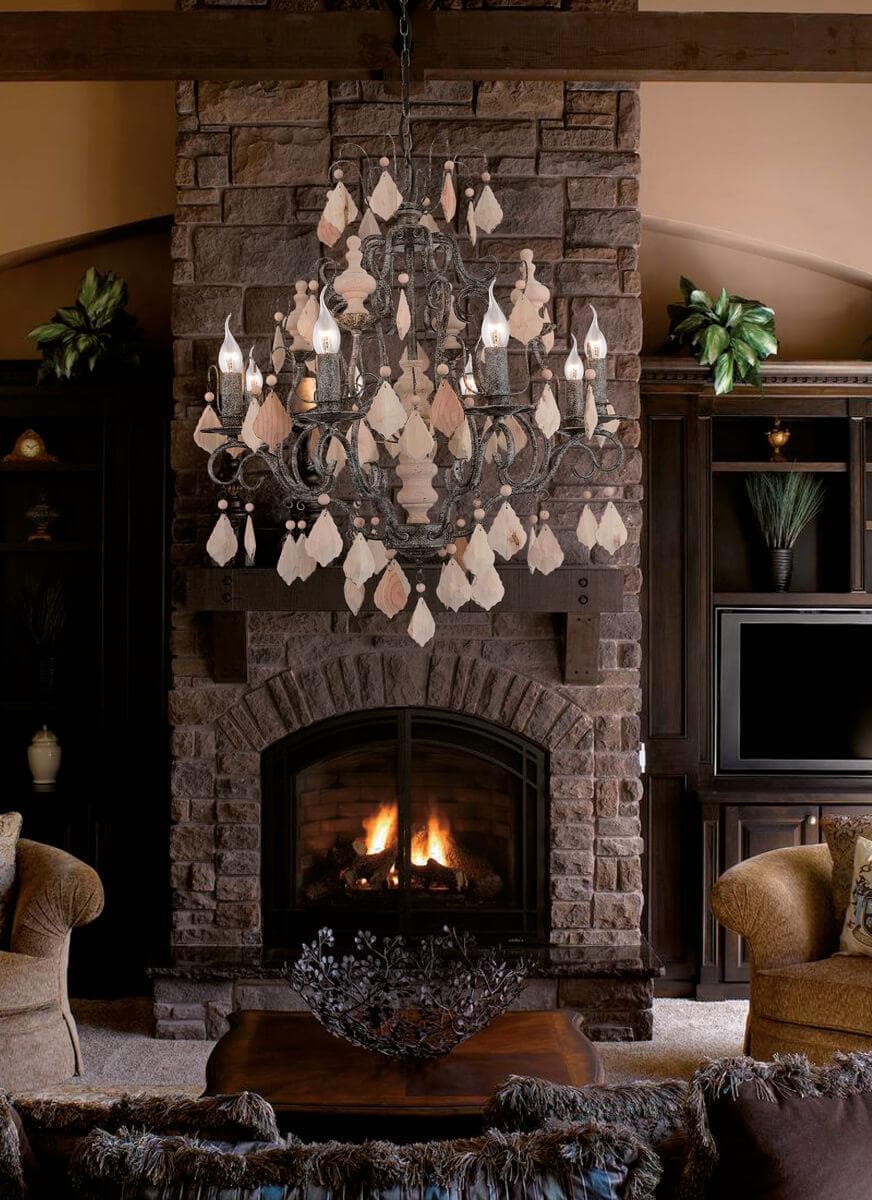 Favourite Albero Серая Люстра 5*E14*40W 1763-5P — миниатюра 4