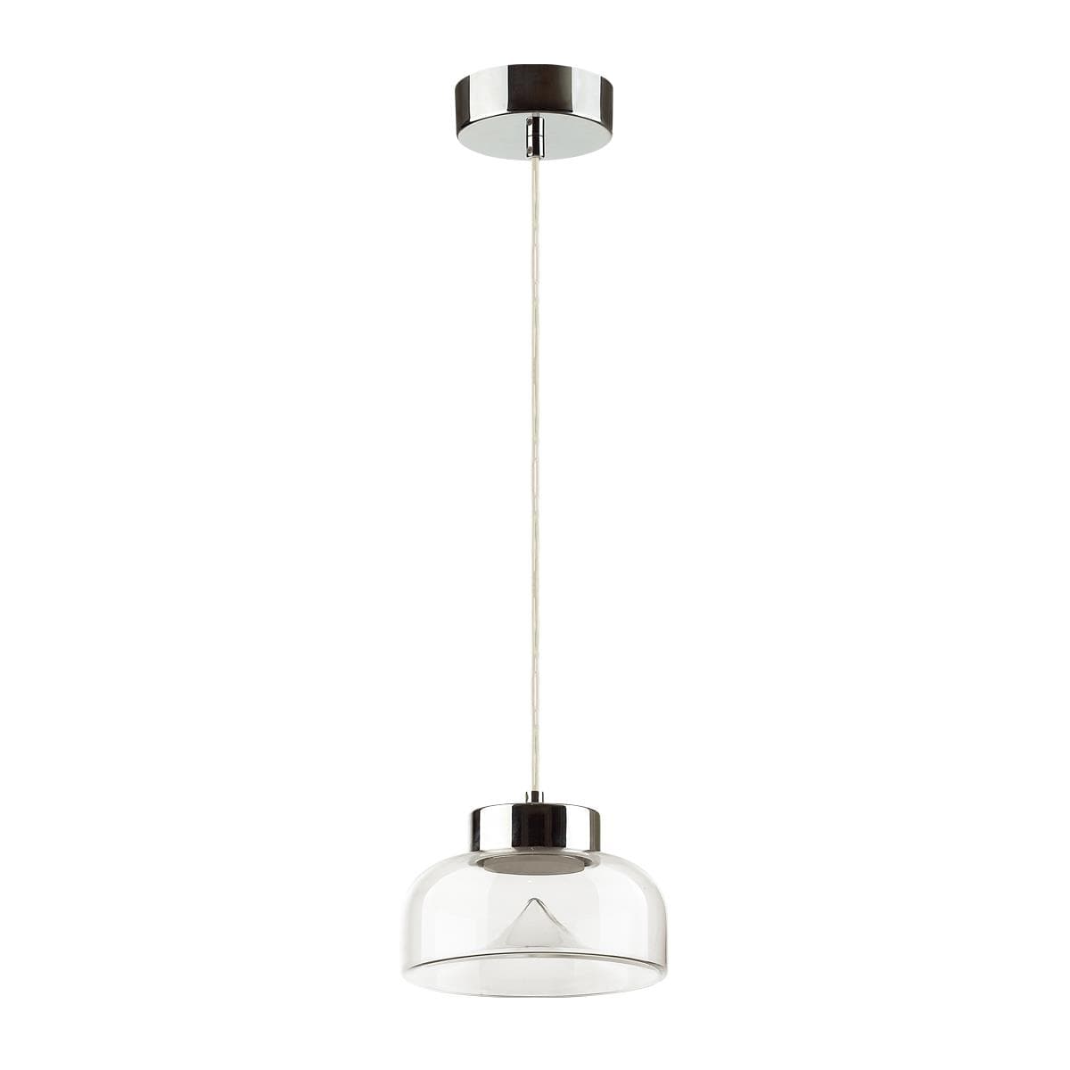 Odeon Light 4720/8L ODL20 13 хром/ прозрачный Подвес LED 4000K 8W 220V KALEO