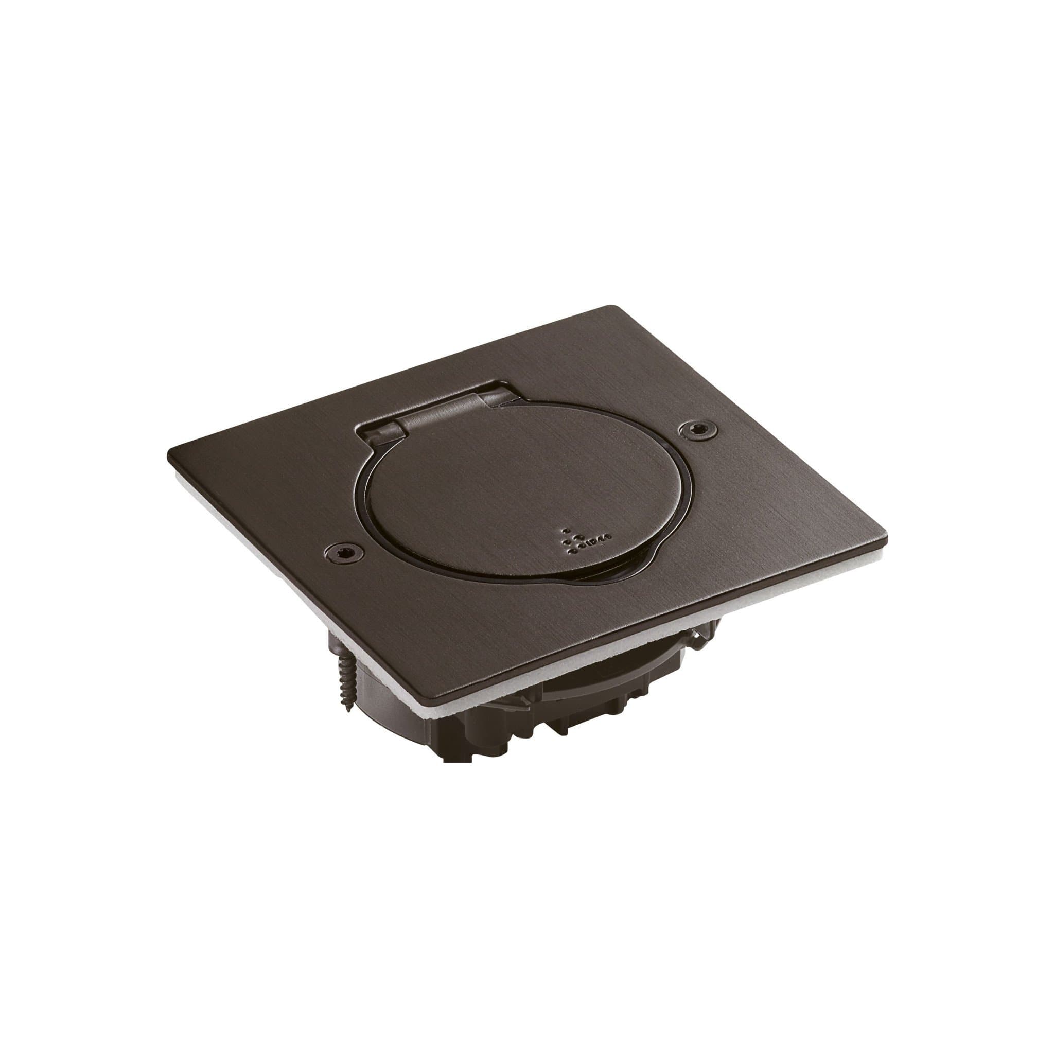 Legrand Коричневый Блок встраиваемый, квадрат, 2 модуля, IP44 089750