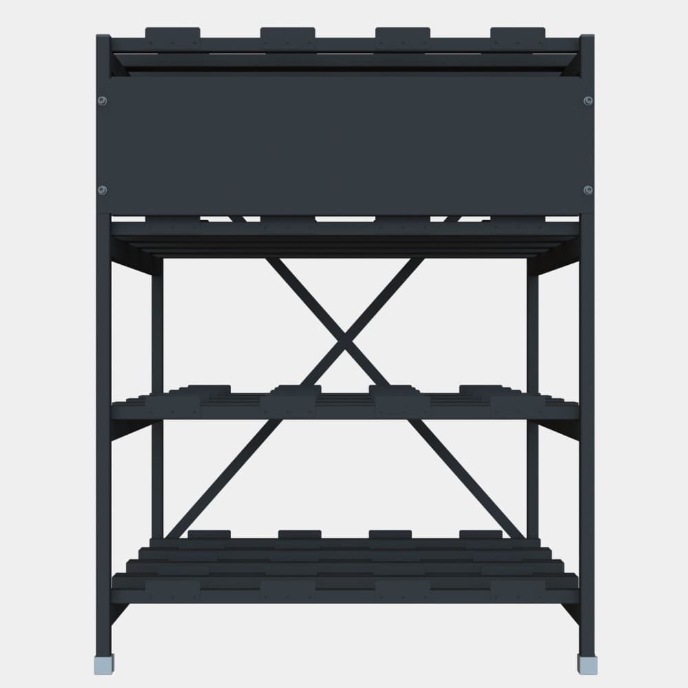 Systeme Electric Стеллаж 4 полочный 4 ряда 896х769х1160