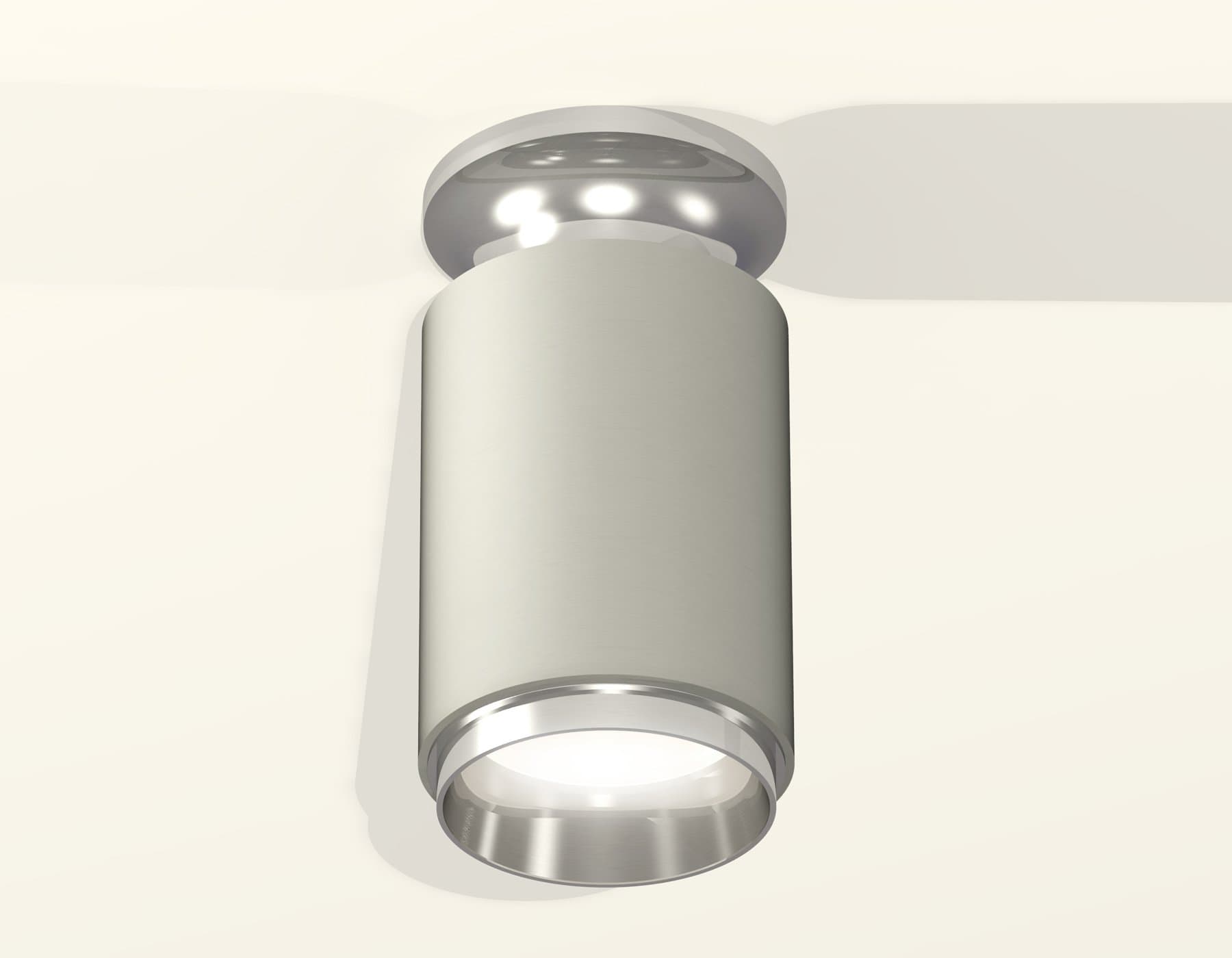 Ambrella Комплект накладного светильника XS6314100 SGR/PSL серый песок/серебро полированное MR16 GU5.3 (N6903, C6314, N6122) — миниатюра 3