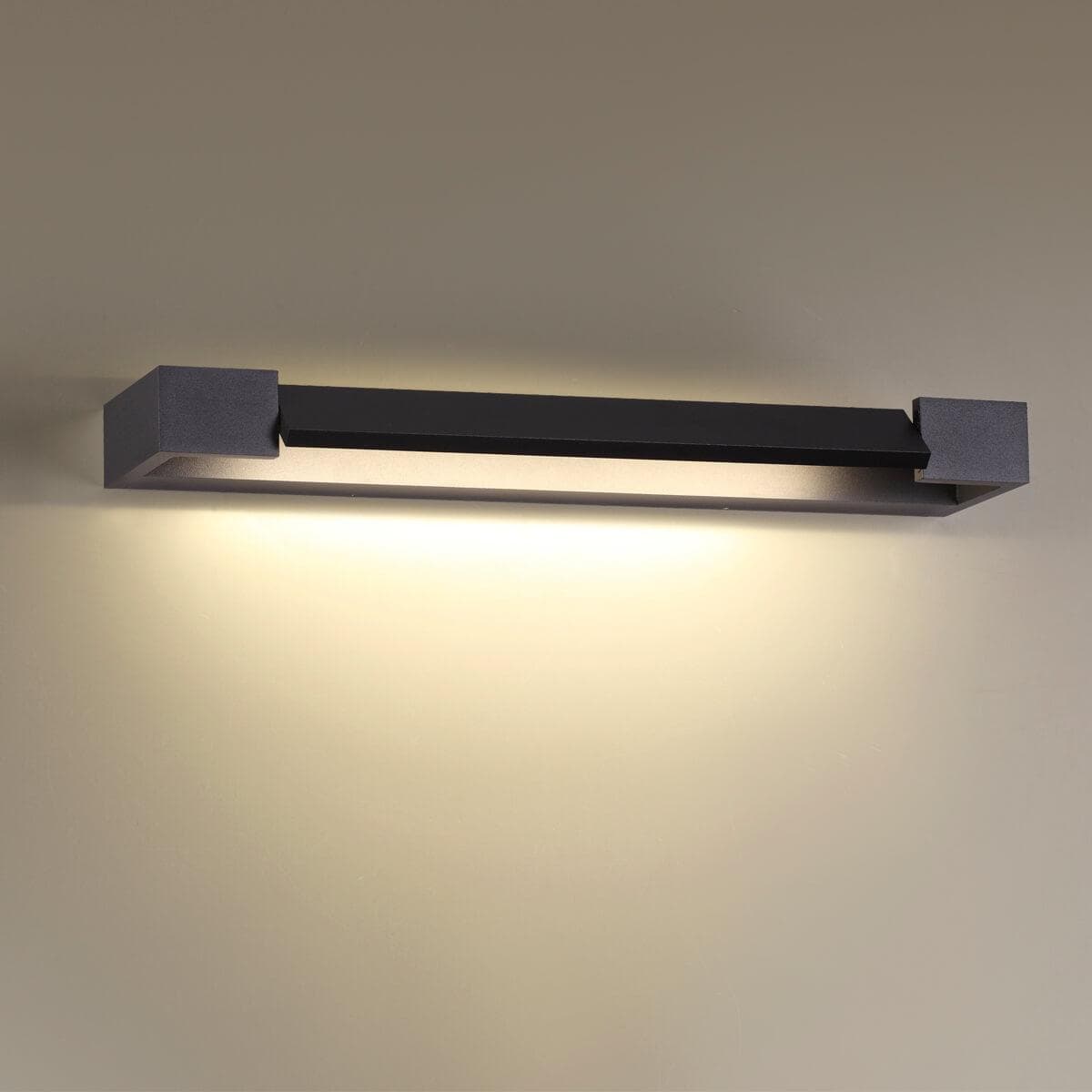 Odeon Light 3888/12WB ODL20 120 черный/металл Настенный поворотный светильник LED 4000K 12W 220V IP44 ARNO — миниатюра 3
