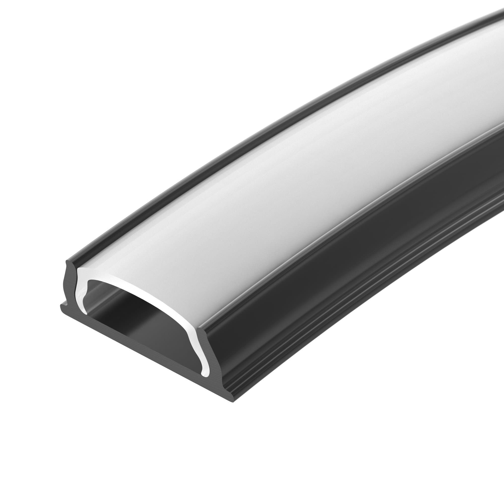 Arlight Профиль ARH-BENT-W11-2000 ANOD BLACK (Алюминий) 039583