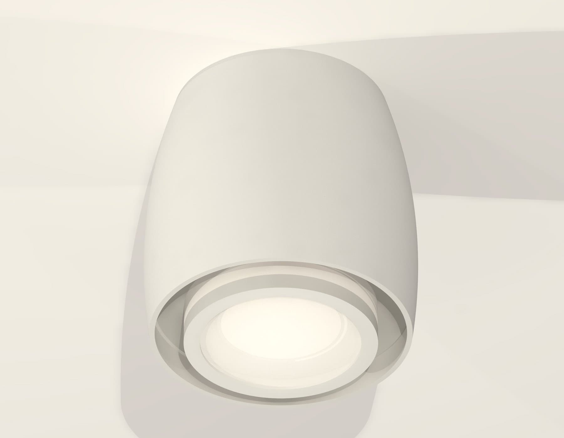 Ambrella Комплект накладного светильника с акрилом XS1141040 SWH/FR белый песок/белый матовый MR16 GU5.3 (C1141, N7120) — миниатюра 2