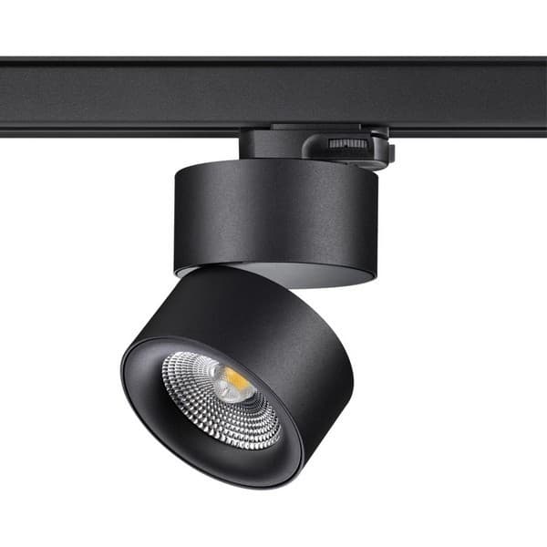 Novotech 358787 PORT NT21 101 черный Трехфазный трековый светодиодный светильник IP20 LED 25W 4000K 2200Лм 100-265V GRODA