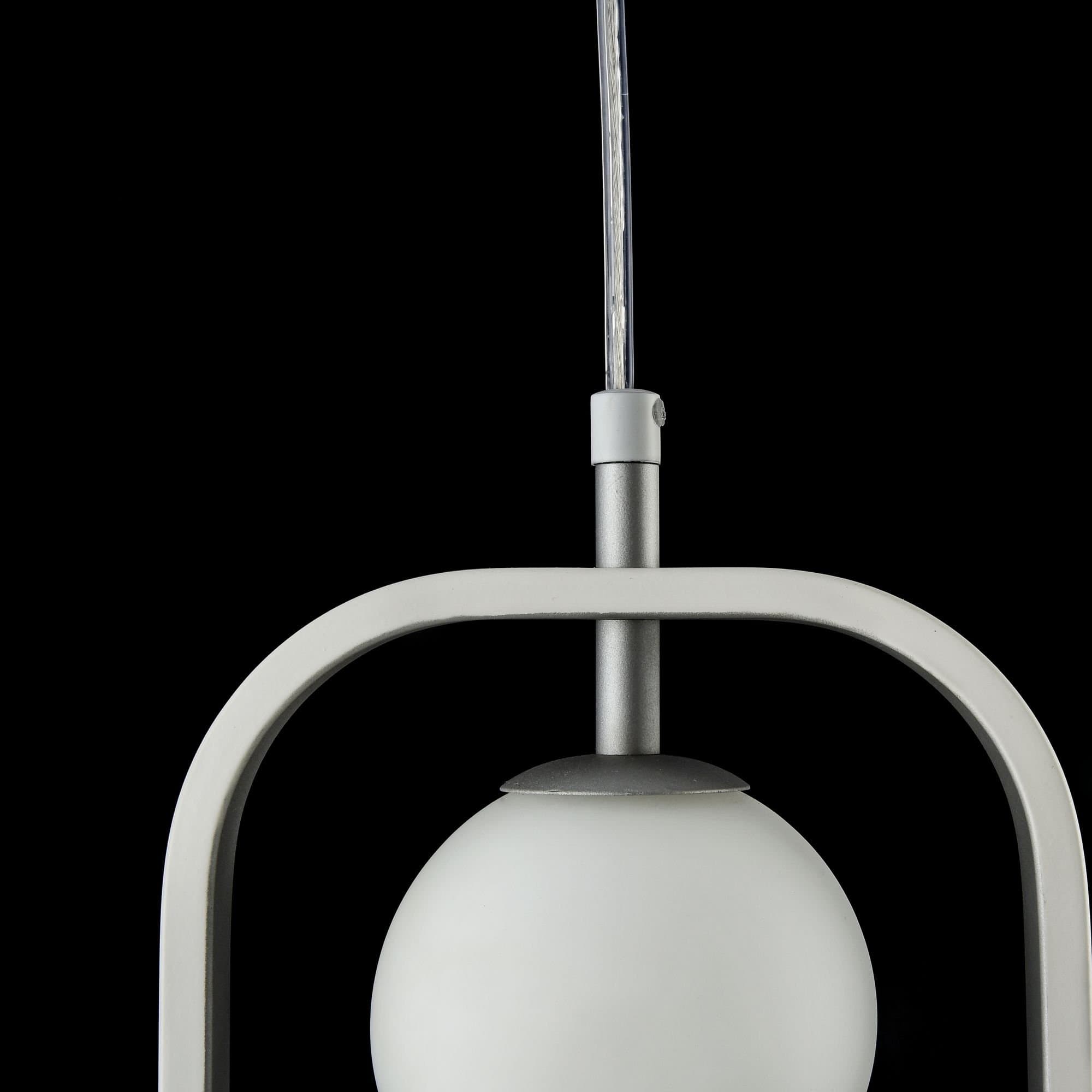 Maytoni Modern Avola Белый с Серебром Подвес 1xG9 40W MOD431-PL-01-WS — миниатюра 5