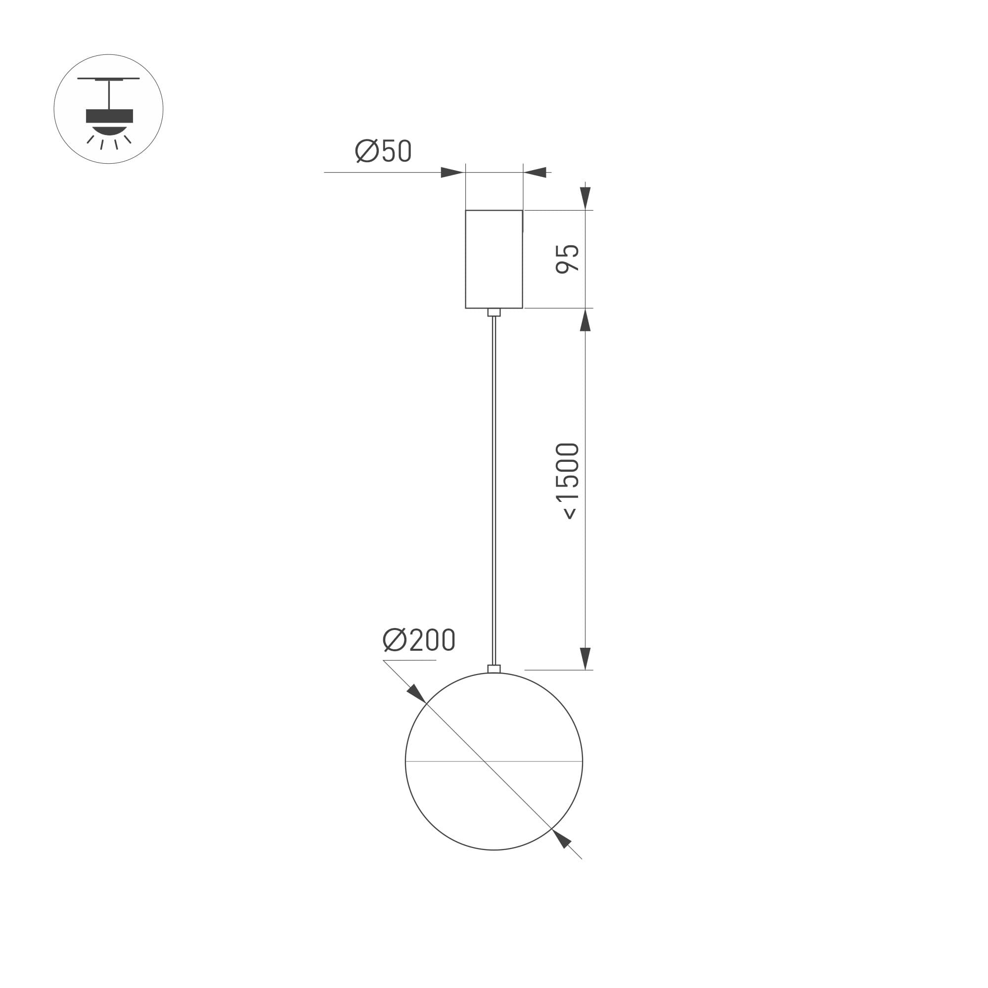 Arlight Светильник SP-EMISFERO-R200-16W Warm3000 (WH, 180 deg, 230V) ( IP20 Металл, 3 года) 035992 — миниатюра 3