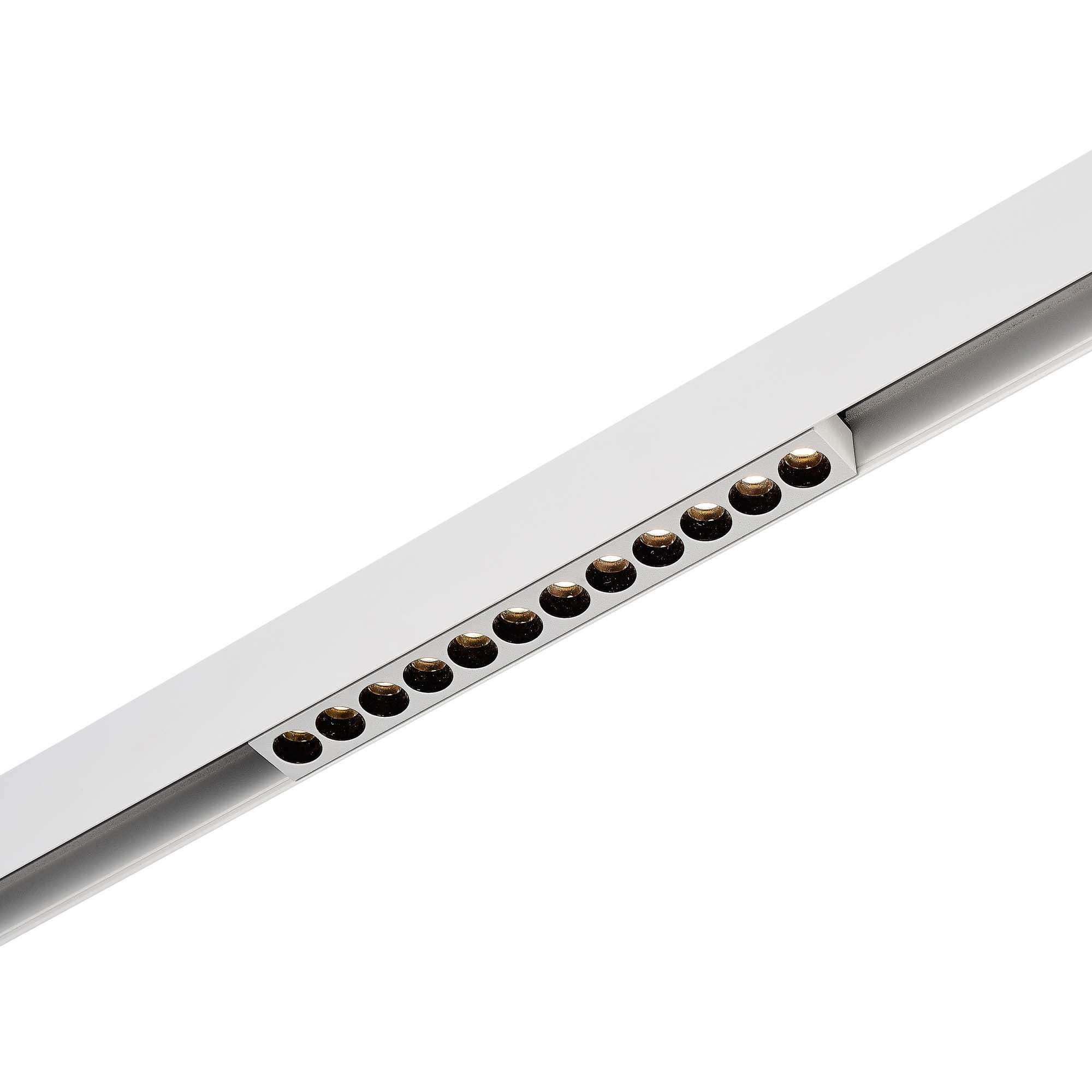 ST LUCE ST806.536.12 Магнитный трековый светильник Белый LED 1*12W 3000K 450Lm Ra>90 36° IP20 L220xW22xH44 48VV