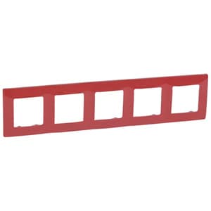 Legrand Etika Красная Рамка 5-ая 672535 — миниатюра 2