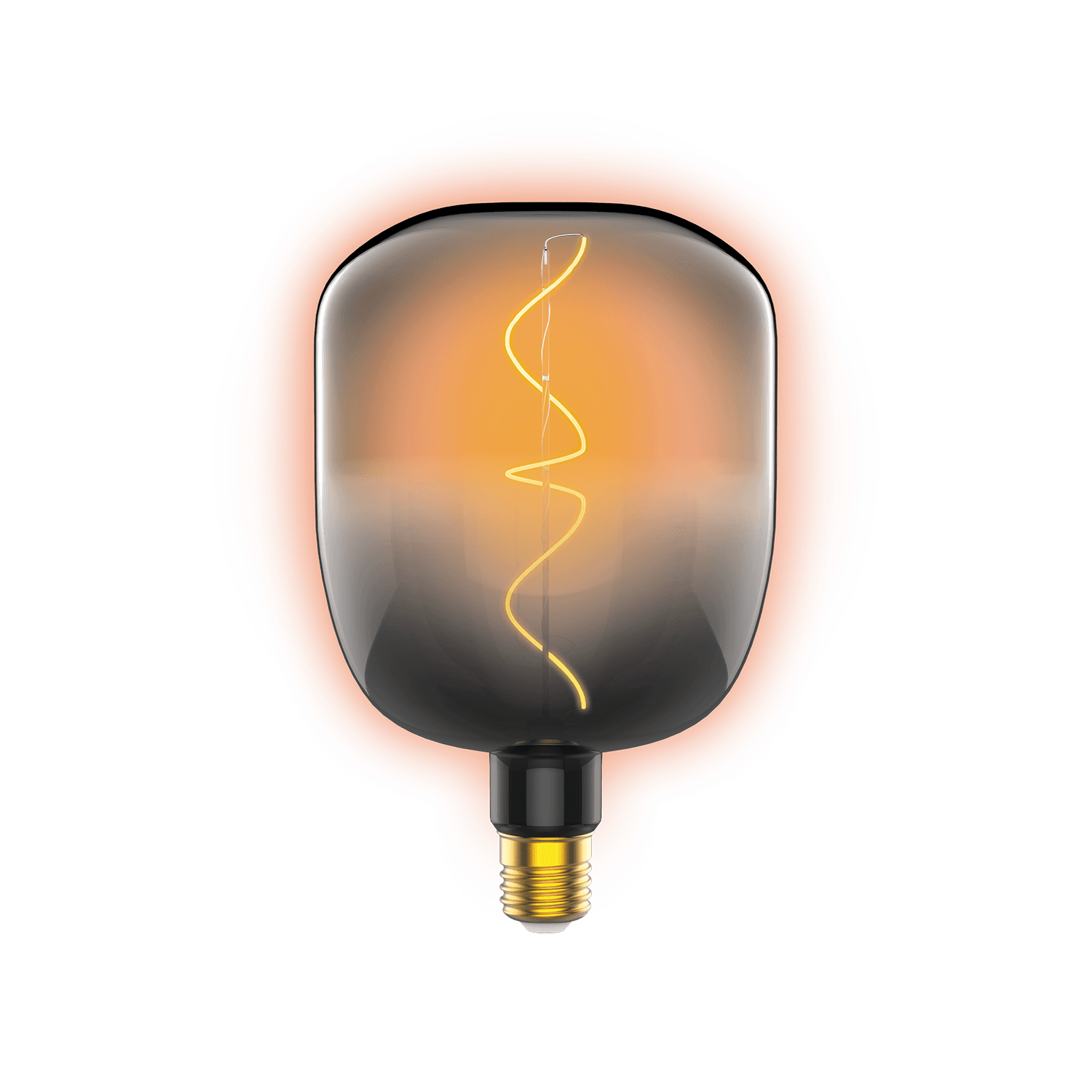 Gauss Лампа Filament V140 5W 200lm 1800К Е27 black-clear flexible LED 1008802105 — миниатюра 2