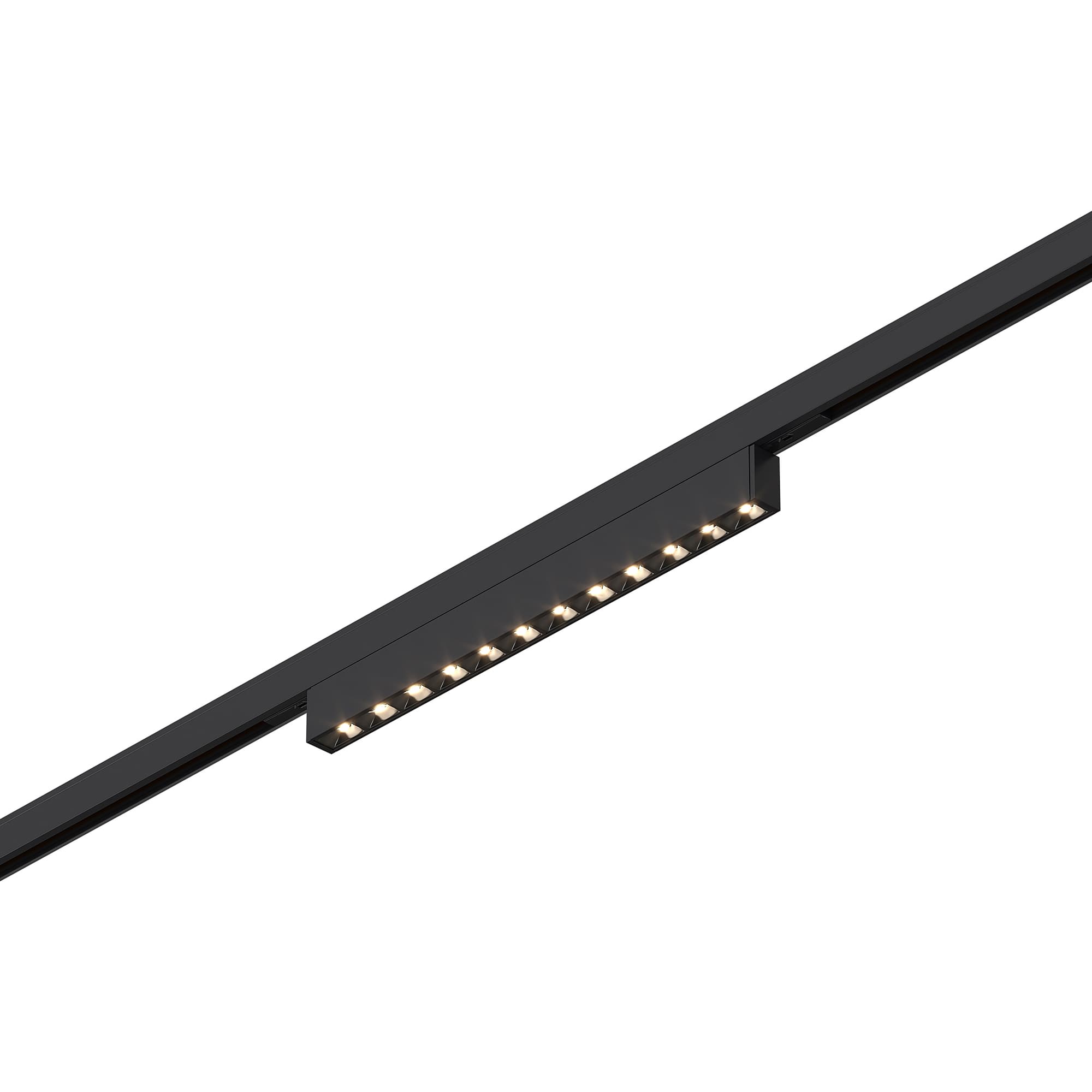 ST LUCE ST666.446.10 Магнитный трековый светильник Черный LED 1*10W 4000K 430Lm Ra>90 IP20 L196xW10xH18 24V