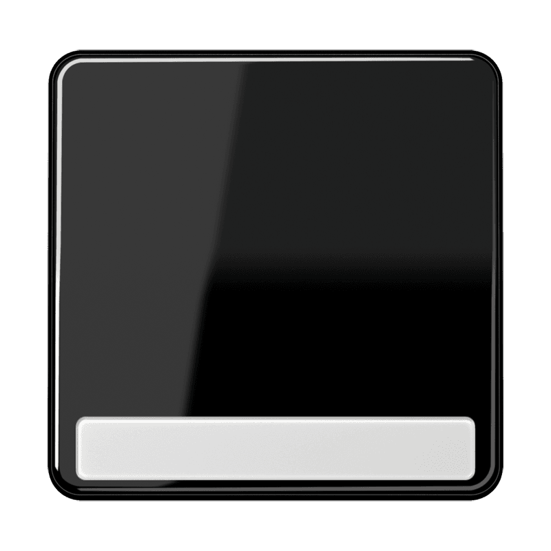 JUNG CD 500/CD plus Черная Клавиша 1-ая с полем для надписи CD590NASW