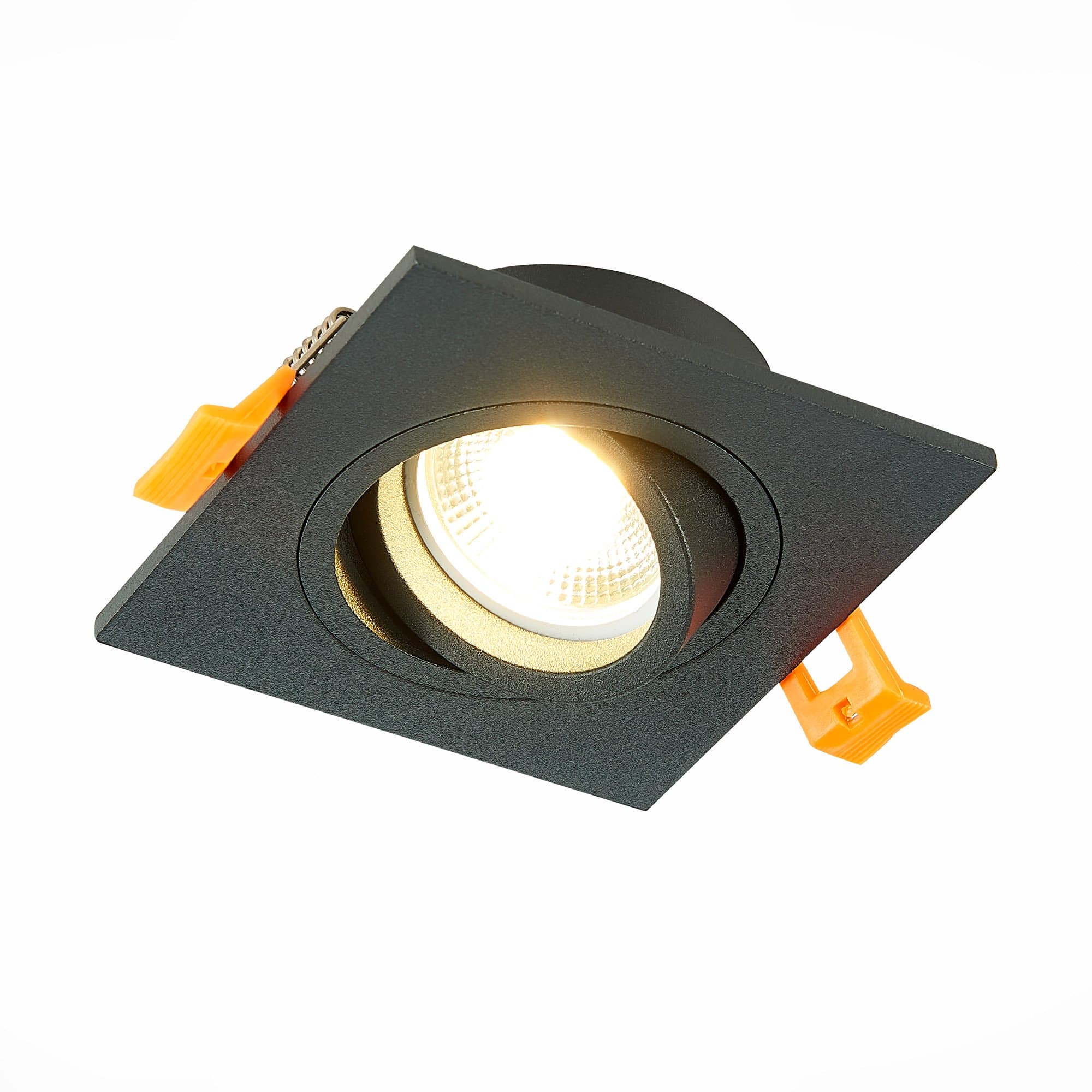 ST LUCE ST251.408.01 Св-к встр. Черный GU10 1*50W IP20 L92xW92xH27 220V Без ламп
