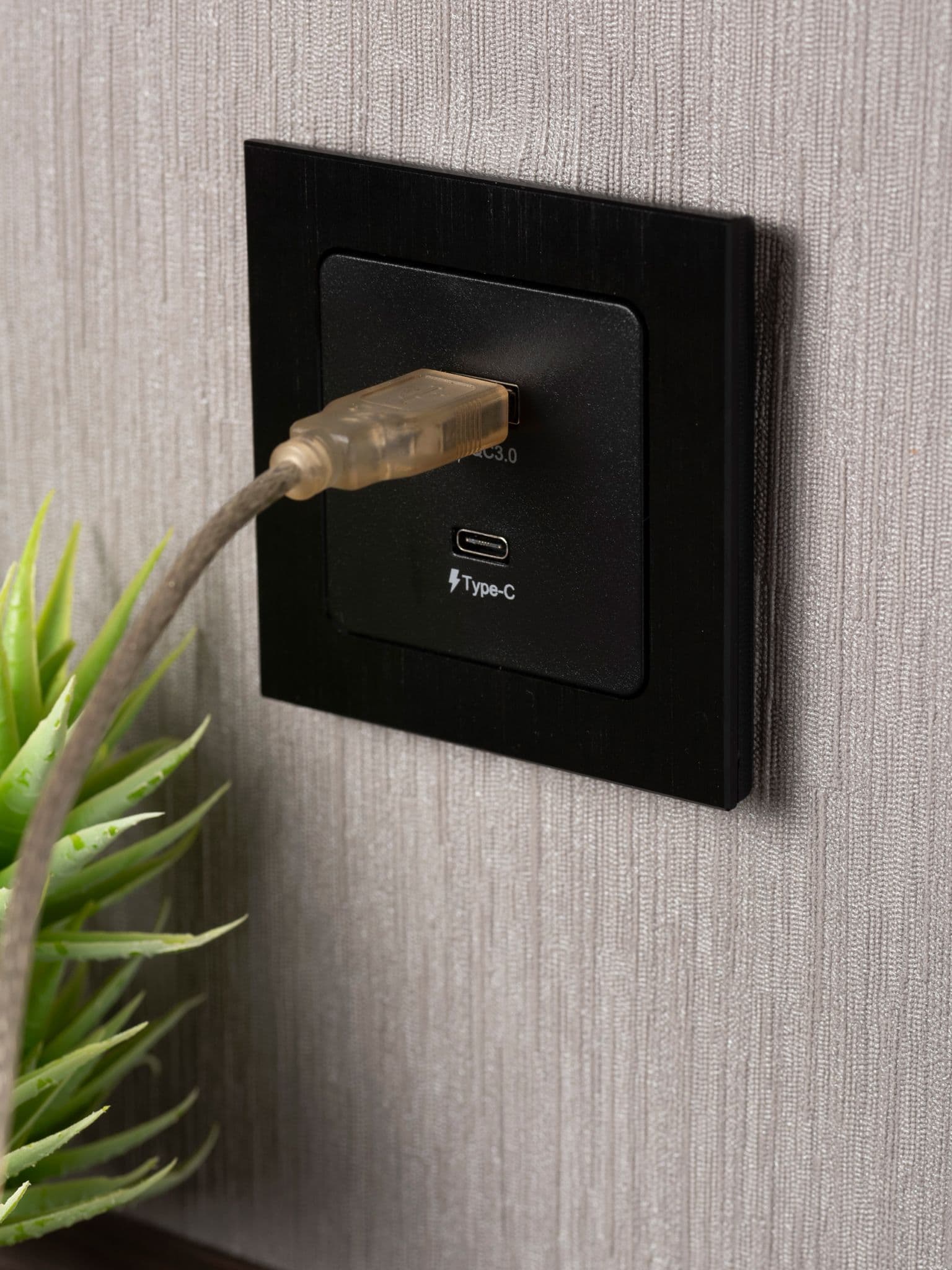 EKF PROxima Стокгольм Черный Розетка с 2USB type A+C — миниатюра 9