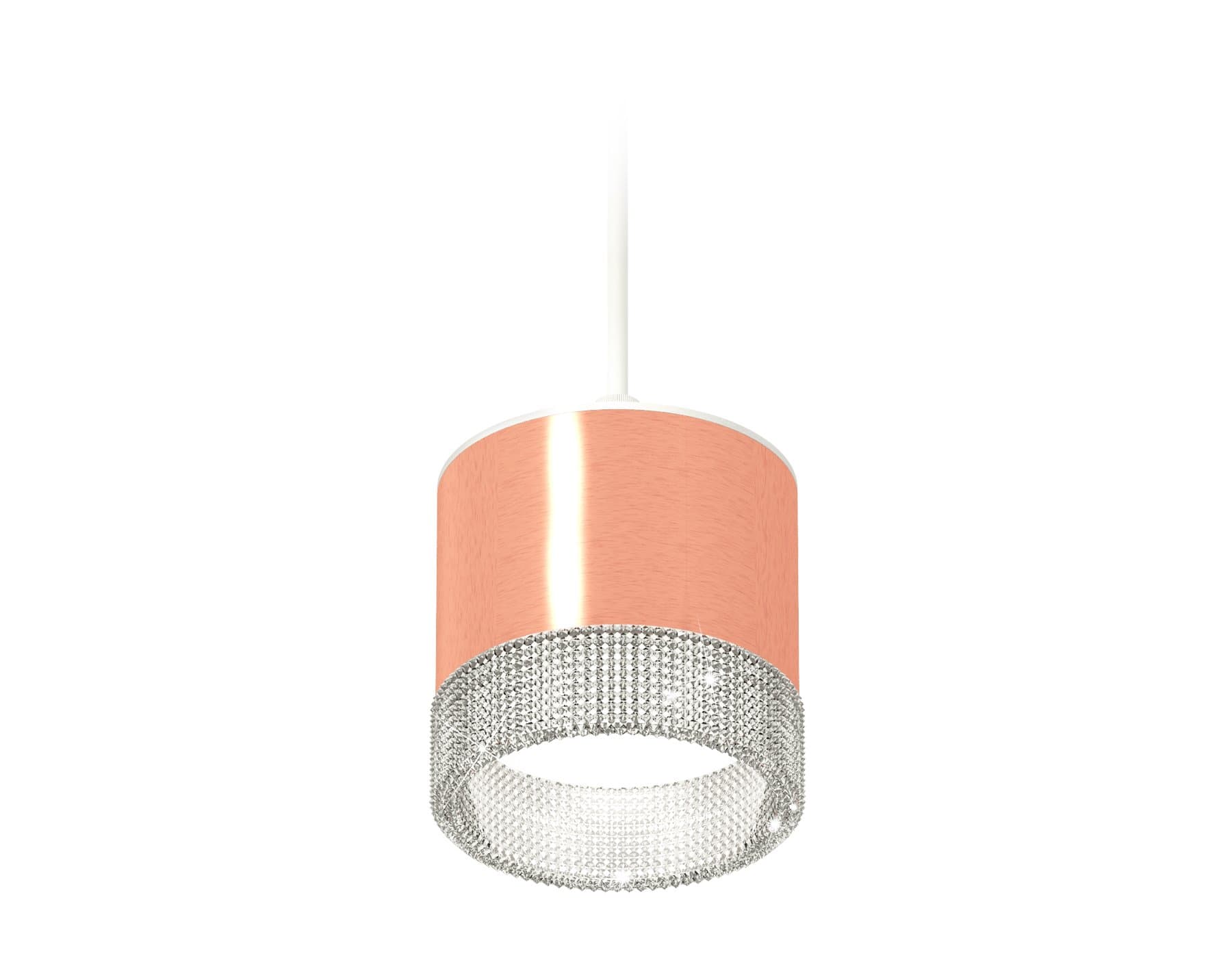 Ambrella Комплект подвесного светильника GX53 с композитным хрусталем XP8122030 PPG/CL/SWH золото розовое полированное/прозрачный/белый песок GX53 (A2