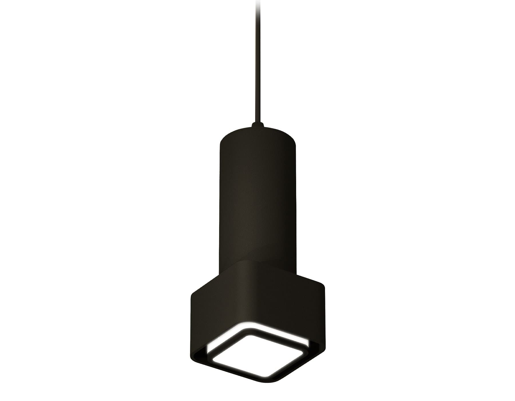 Ambrella Комплект подвесного светильника с акрилом XP7833002 SBK/FR черный песок/белый матовый MR16 GU5.3 (A2311, C7443, A2011, C7833, N7751) — миниатюра 1