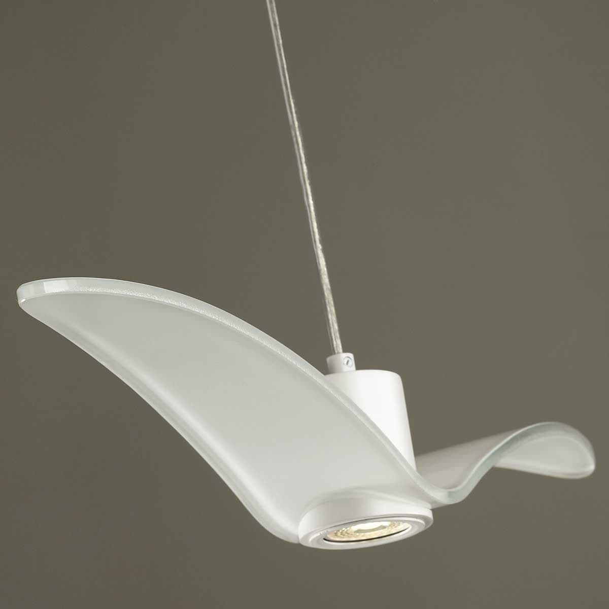 Odeon Light 4904/1A PENDANT ODL22 233 белый/стекло Подвес GU10 1*5W BIRDS — миниатюра 3