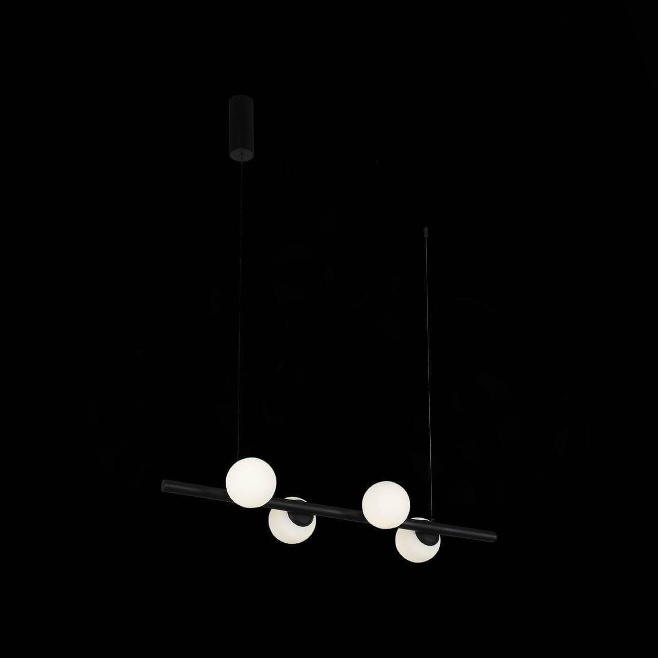 ST LUCE SL395.403.04 Люстра подвесная  Черный/Белый LED 4*8W — миниатюра 3