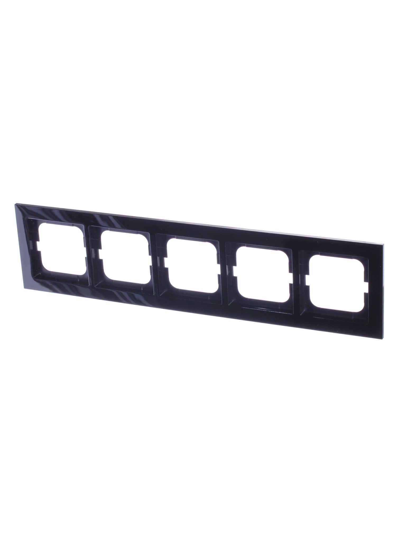 ABB BJE Axcent Черный Рамка 5-ая 2CKA001754A4413 — миниатюра 1