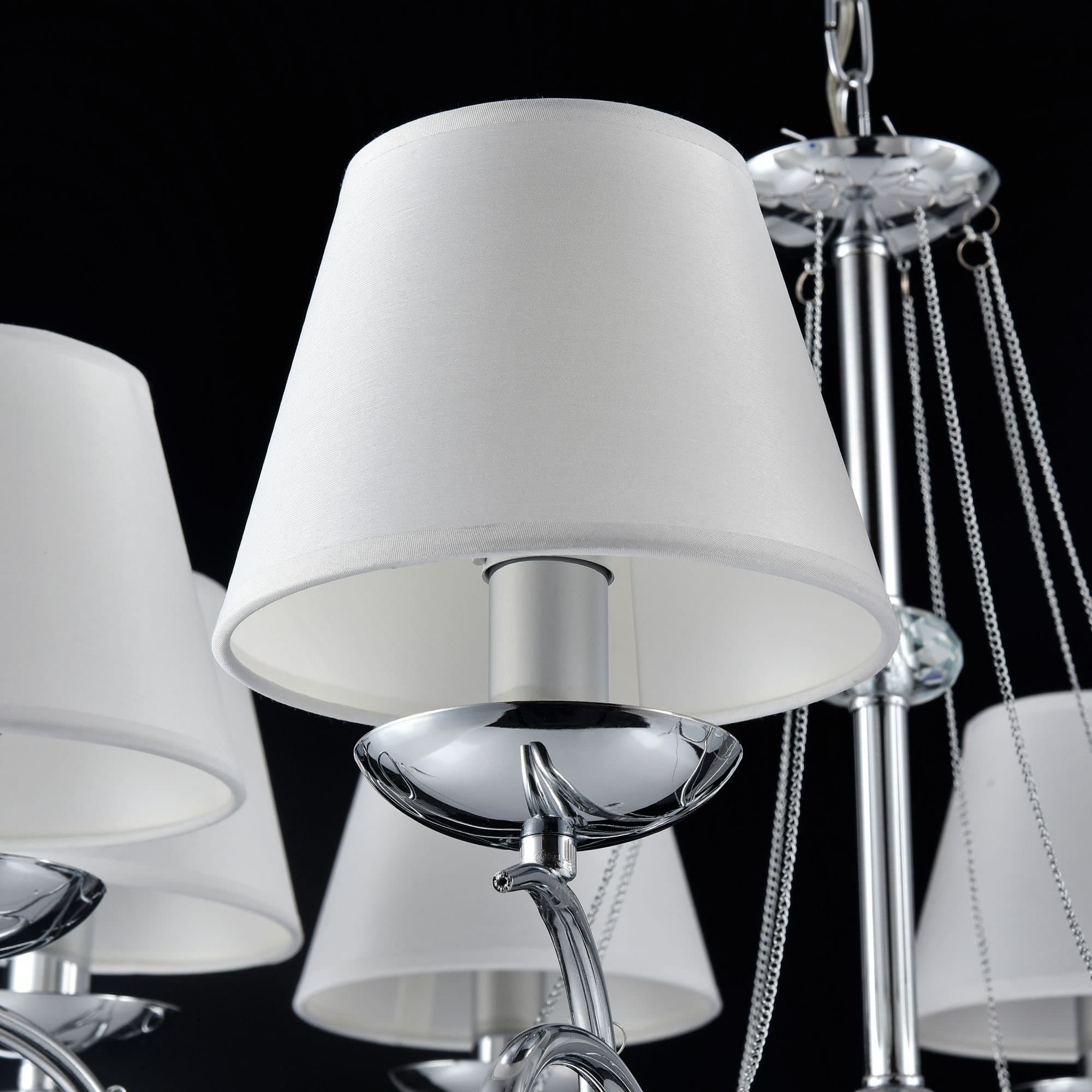 Freya Classic Haley Хром Люстра E14 40W FR2909-PL-08-CH — миниатюра 5