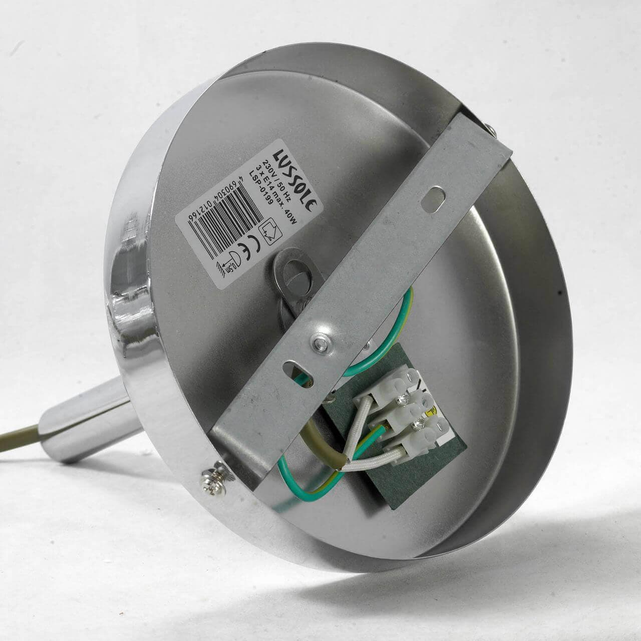 Lussole LGO Металл Хром /  Акрил Люстра E14 40W LSP-0199 — миниатюра 2