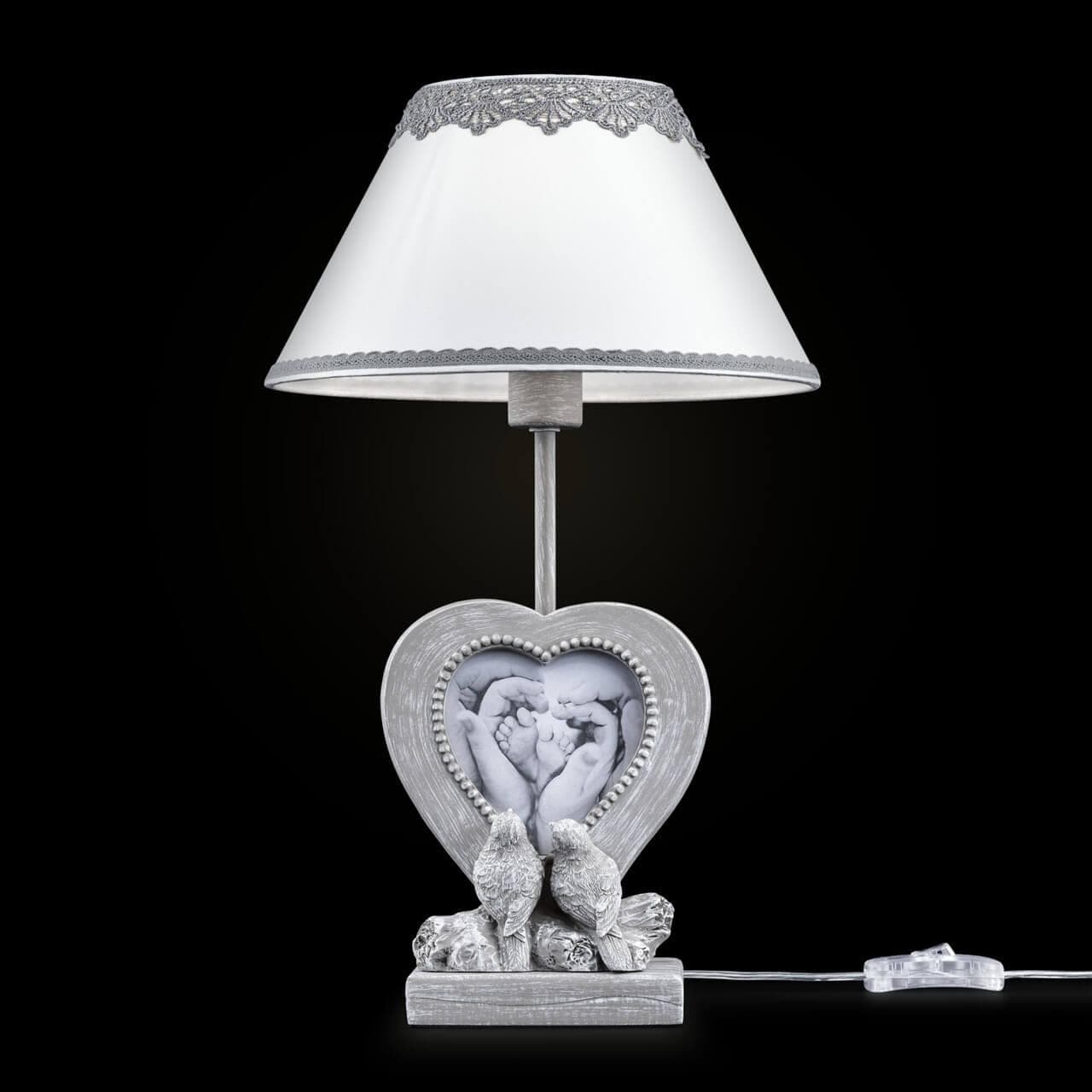 Maytoni Elegant Bouquet Серый Настольная лампа 1xE14 40W ARM023-11-S — миниатюра 6