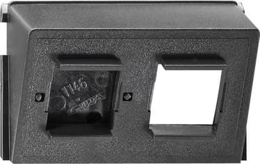 Gira Вставка для Modular Jack/Western Technology AT+T двойная 005800 — миниатюра 1