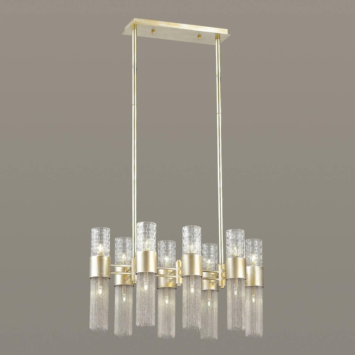 Odeon Light 4631/16 ODL20 419 серебристый/стекло/металл.цепочки Люстра G9 16*40W 220V PERLA — миниатюра 3