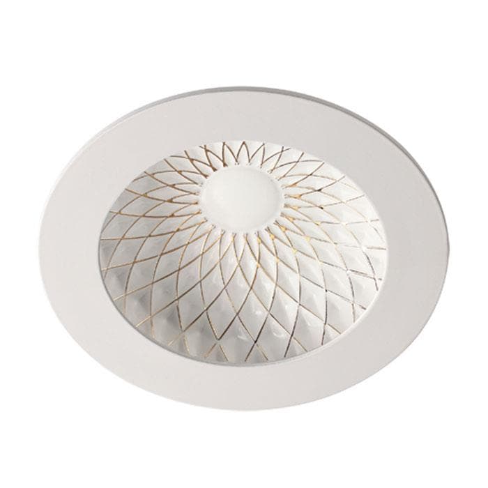 Novotech 357502 NT18 141 белый/золото Встраиваемый светильник IP20 LED 3000K 7W 85-265V GESSO