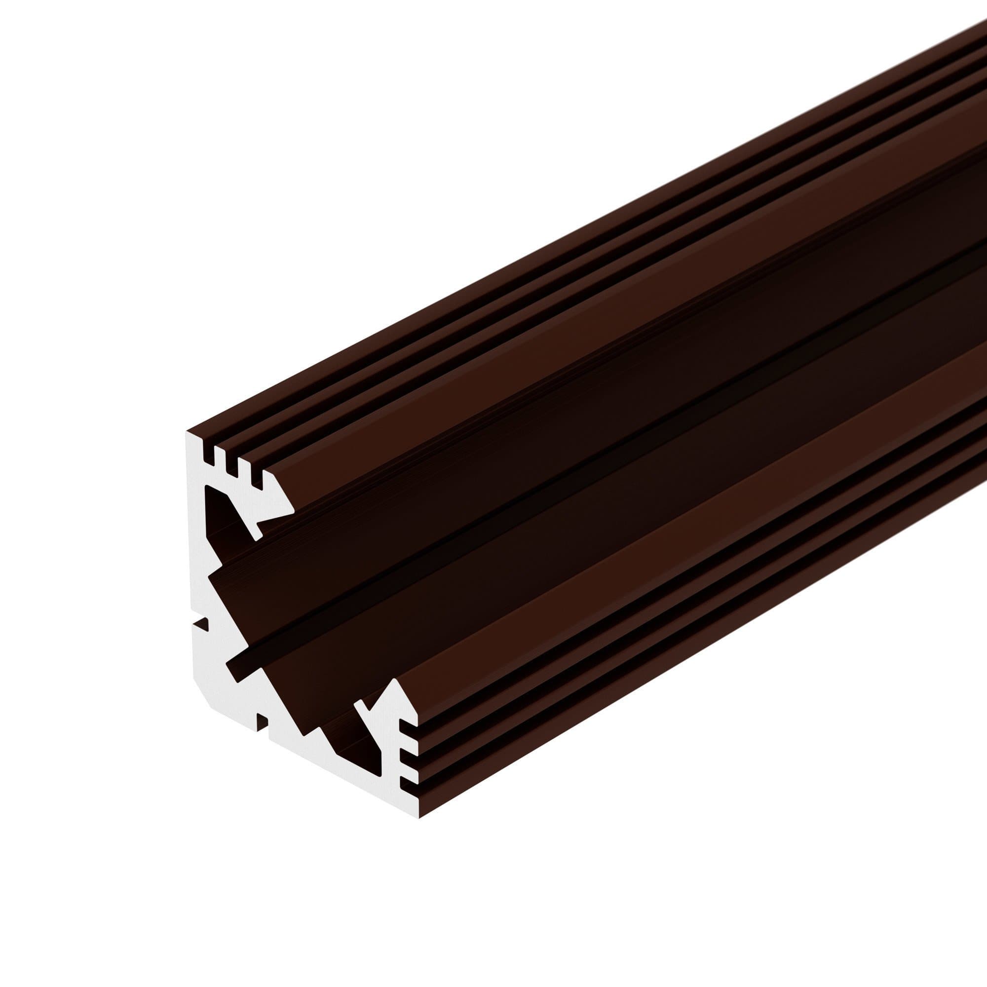 Arlight Профиль PDS45-T-2000 ANOD Brown Deep (Алюминий) 017643 — миниатюра 2