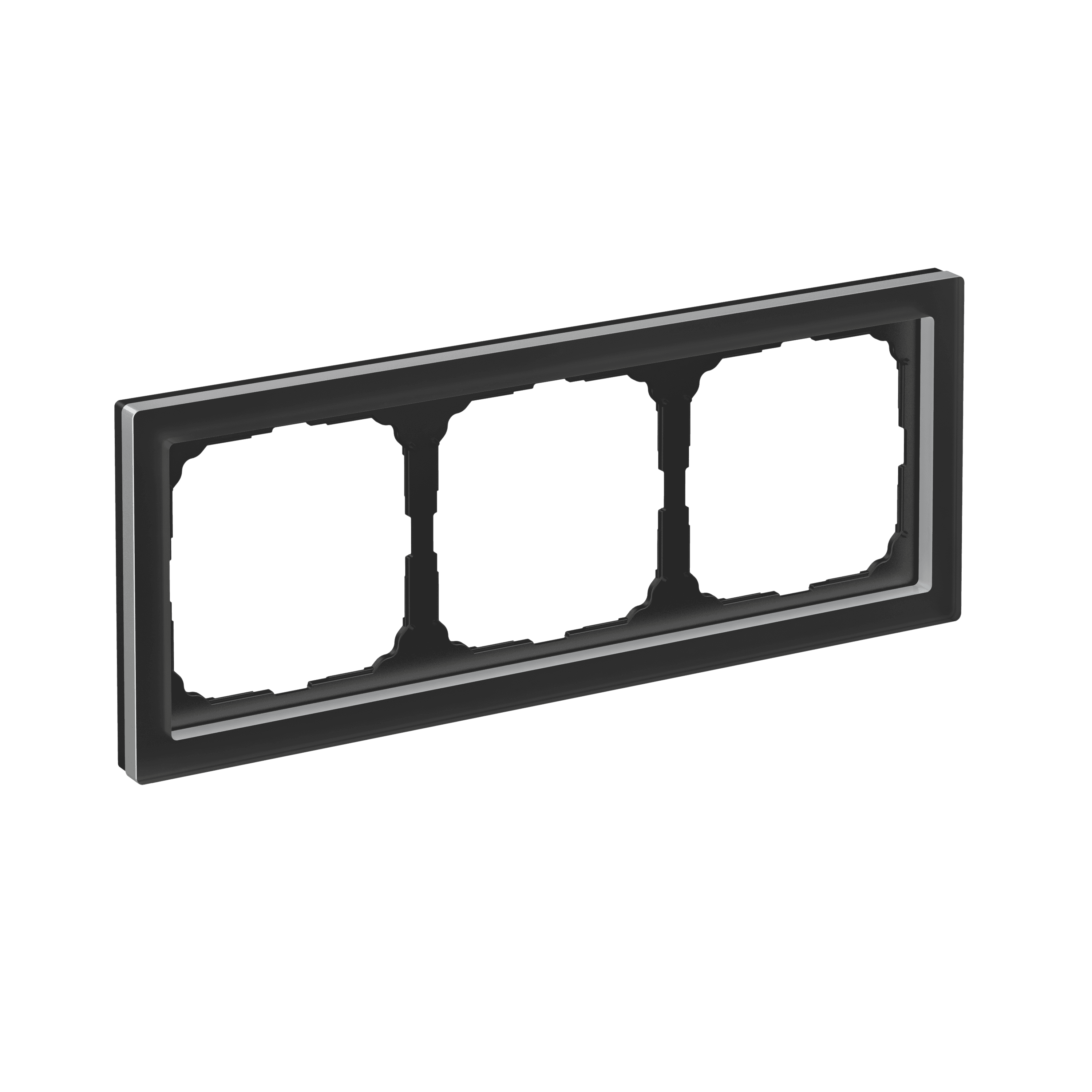 Systeme Electric ArtGallery Pure Матовое органическое стекло Черный Рамка 3-ая — миниатюра 6