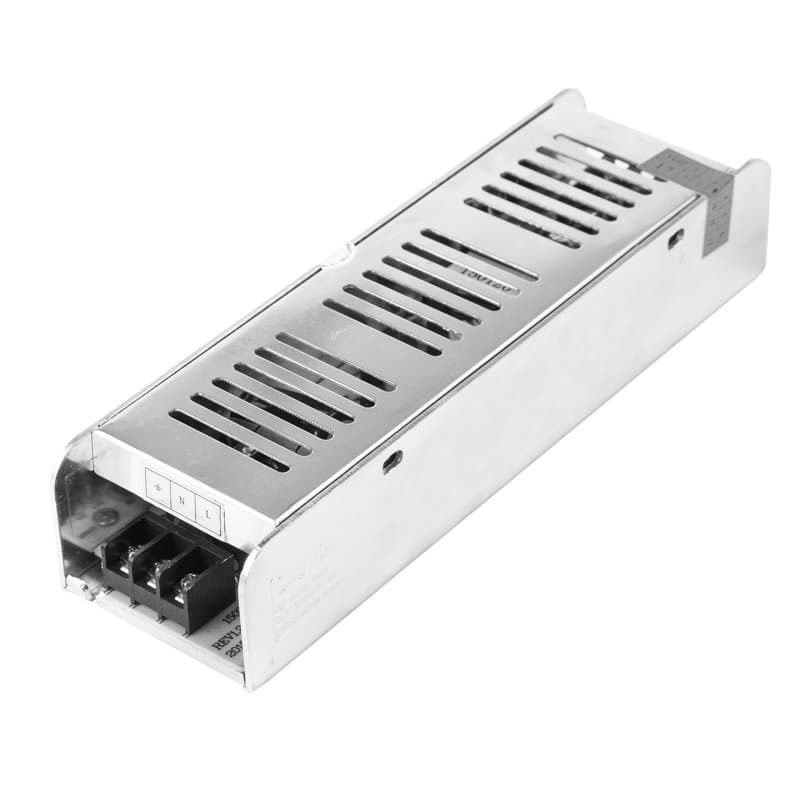Источник питания компактный 12V, 12,5A, 150W с Разъемами под винт, без влагозащиты (IP23) Rexant 200-150-4