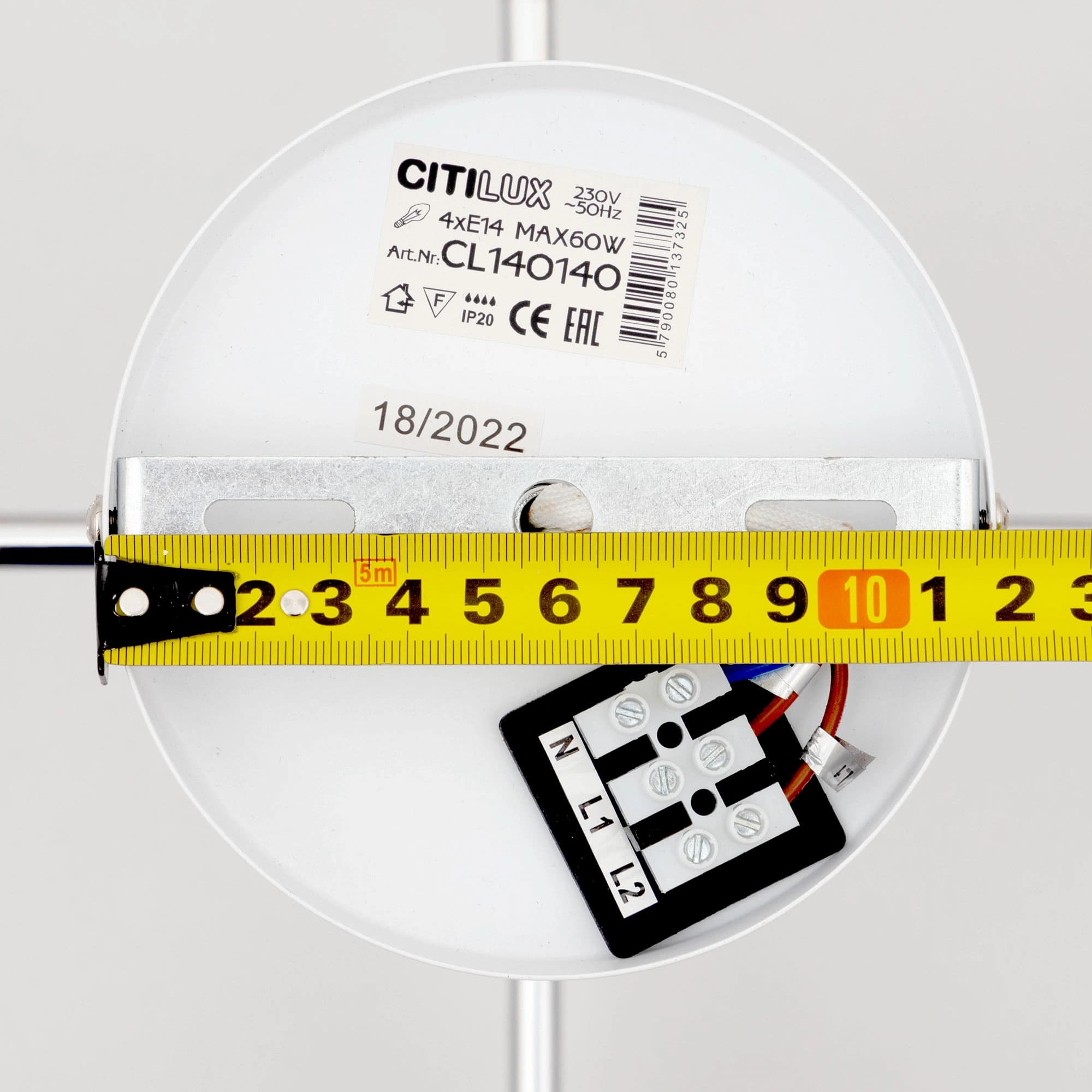 Citilux CL140140 Бертон Белый+Хром Люстра — миниатюра 13