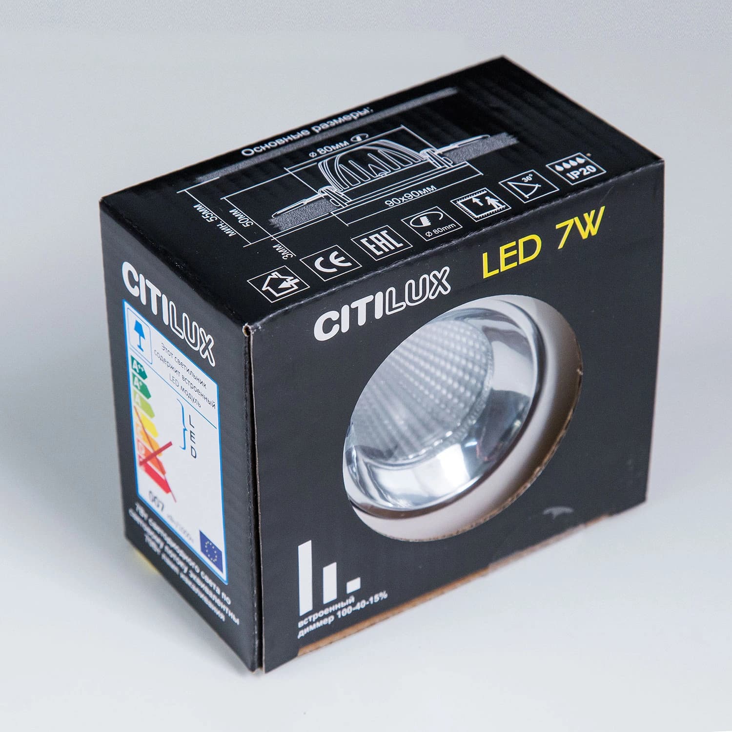 Citilux CLD001KNW6 Альфа Бронза+Зол Светильник встраиваемый LED 7W*3500K — миниатюра 6