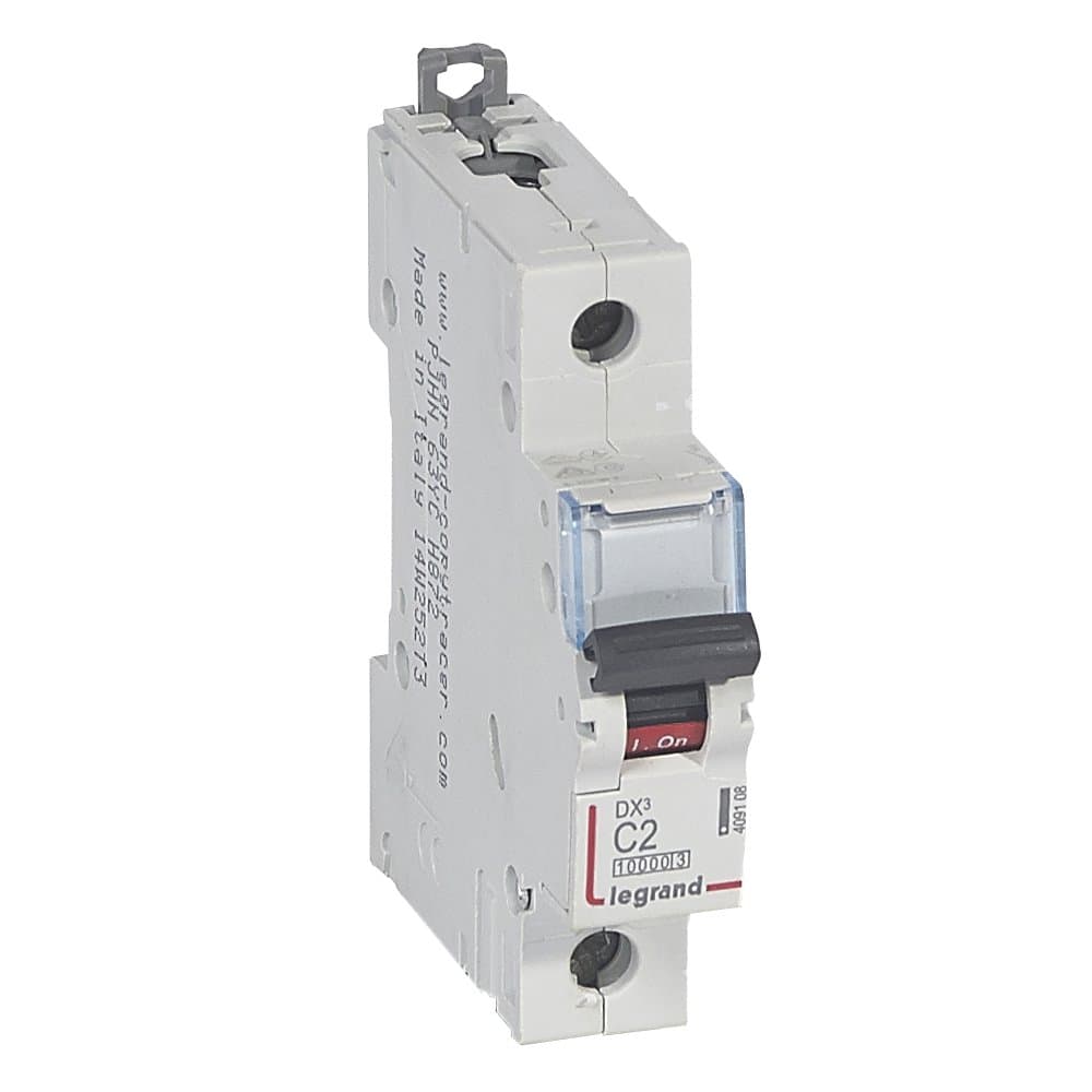 Legrand DX3 Автоматический выключатель 1P 2A (С) 10kA/16kA 409108