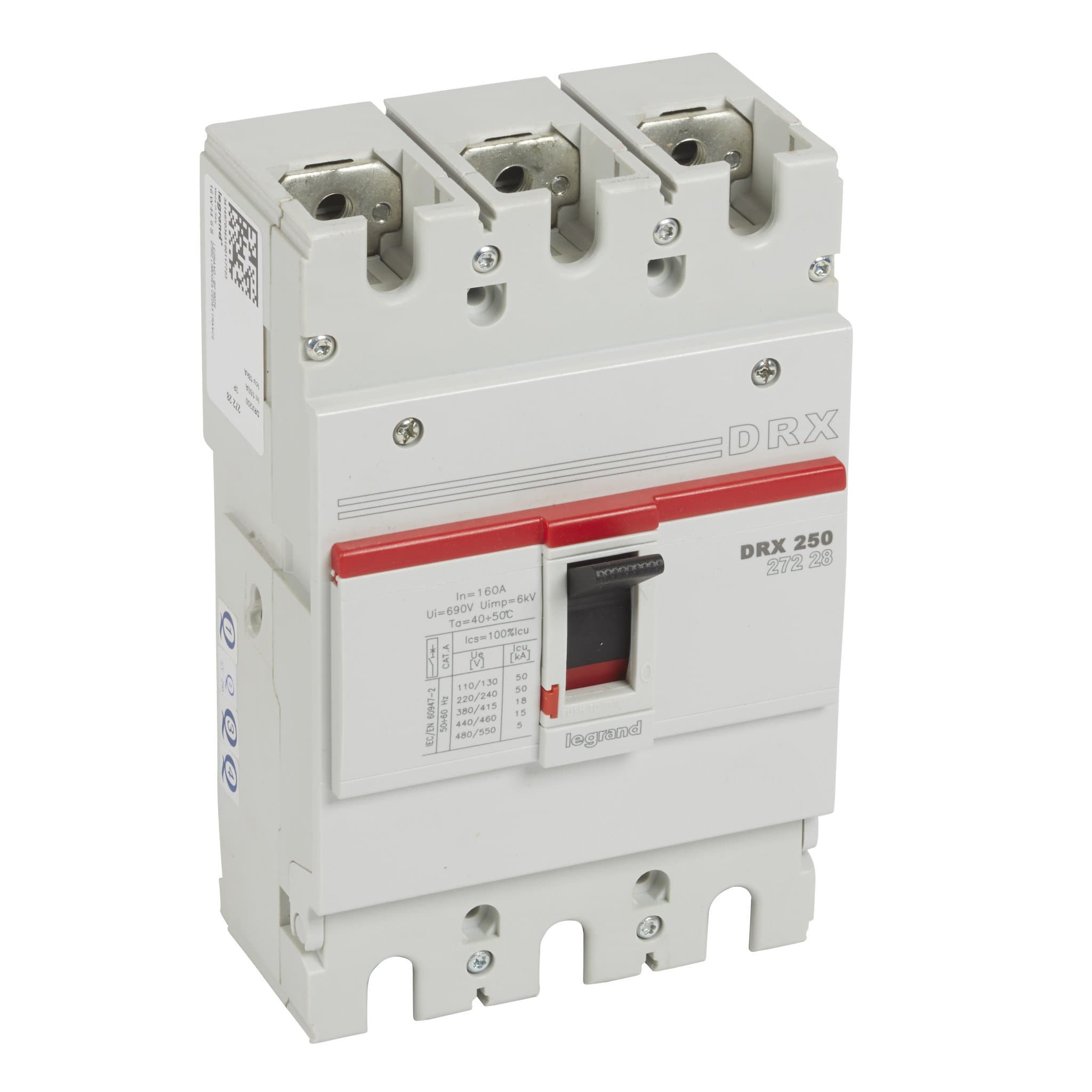 Legrand Выключатель силовой автоматический DRX250 MT 160A 3P 18kA 027228