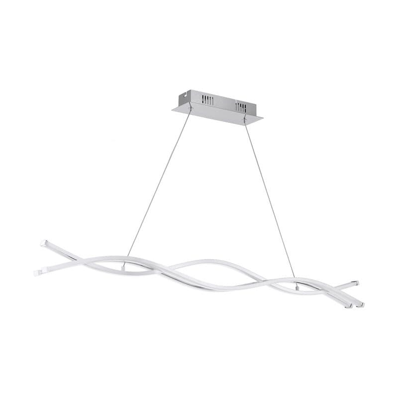 Eglo Подвес LED LASANA 2, 3х13W(LED), L875, H1200, сталь, алюм., хром/пластик, белый 96102