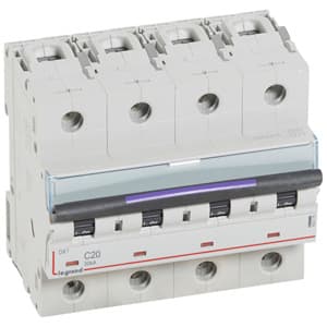 Legrand DX3 Автоматический выключатель 50кА 20А 4P C 410175 — миниатюра 2