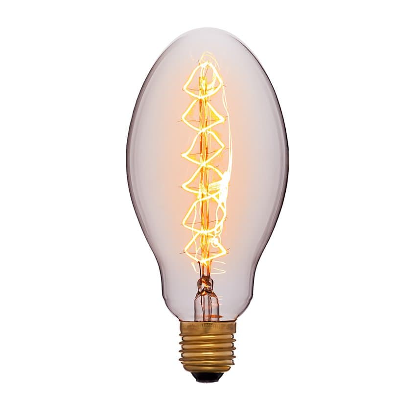 SUN-LUMEN Лампа накаливания "ретро" Прозрачная 60W 240V (E75-F5) E27 053-433