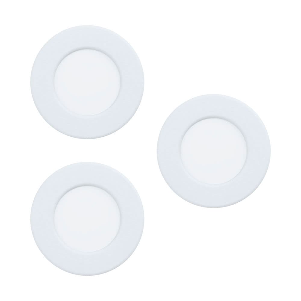 Eglo 99135 Светодиодный комплект встраиваемых cветильников FUEVA 5, 3х2,7W (LED), 86, ET26, 3х300lm, 3000K