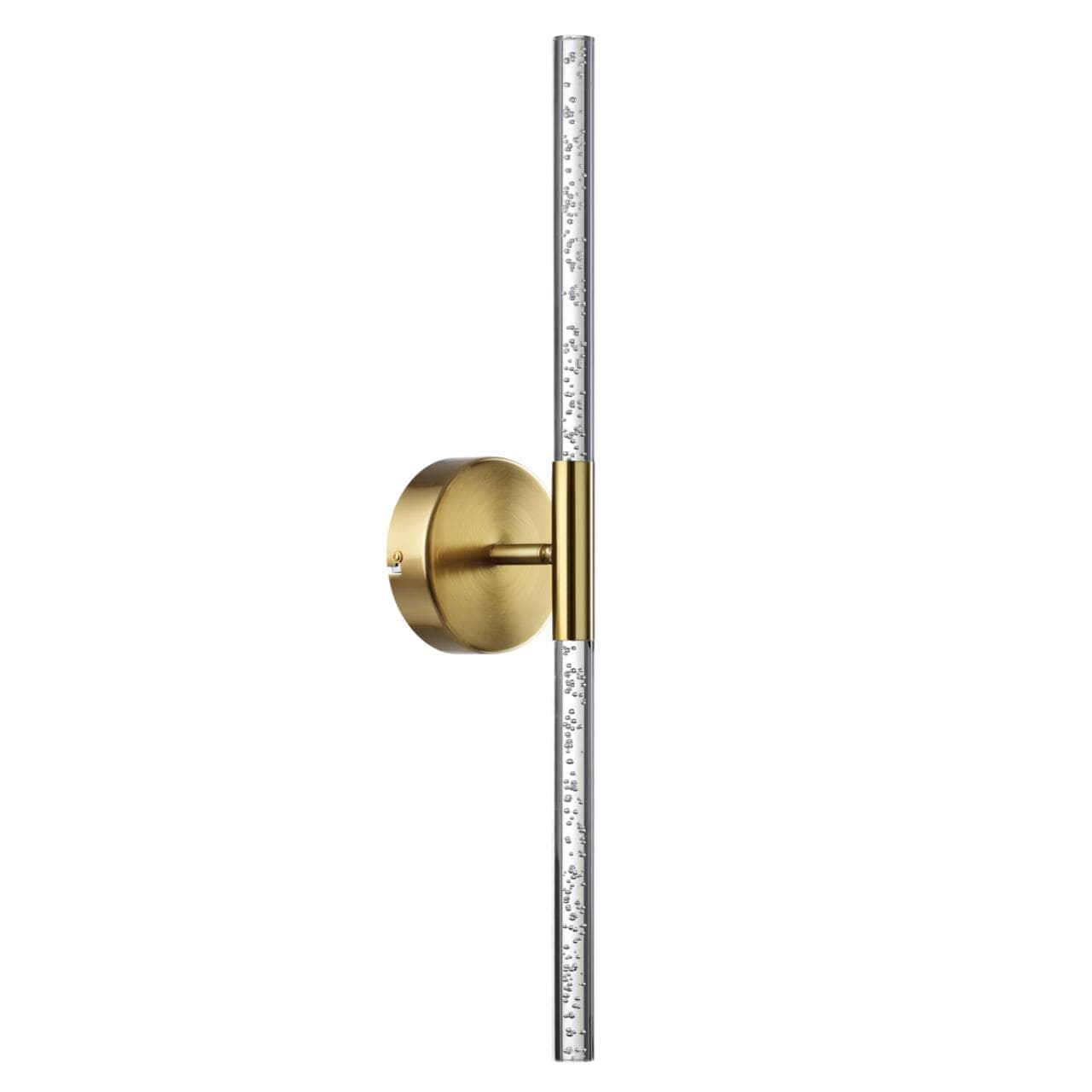 Odeon Light 4369/10WL HIGHTECH ODL23 107 полированное золото/акрил с пузырьками Настенный св-к IP20 LED 10W 315Лм 3000K SPARKY — миниатюра 1