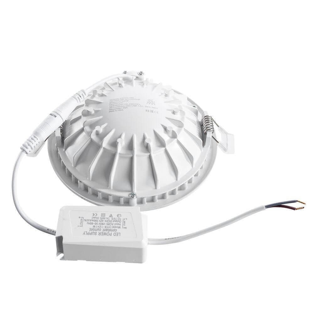 Arte Lamp Riflessione Белый Светильник точечный встаиваемый 1x12W 1xLED 1x960lm A7012PL-1WH — миниатюра 2