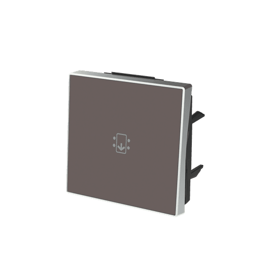 ABB SKY Тауп Накладка для механизма карточного выключателя с линзой подсветки и маркировкой 2CLA851400A6301 — миниатюра 2