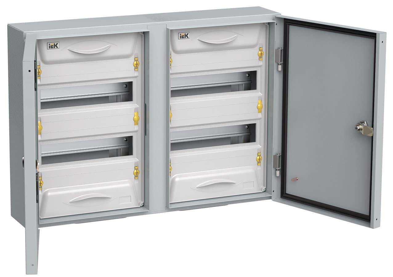 IEK Корпус металлический ЩРн-2х24з-1 74 IP54 UNIVERSAL MKM11-N-2X24-54-Z-U