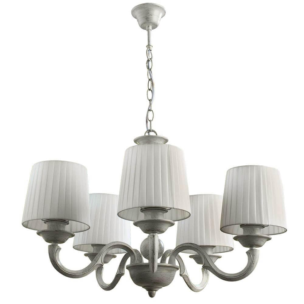 Arte Lamp Alba Белая Люстра 40W E27 A9395LM-5WG — миниатюра 1